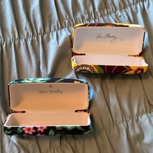 Two Vera Bradley sunglass cases